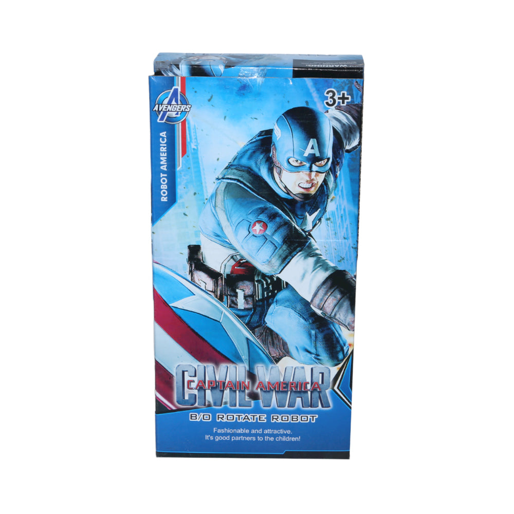 345-1A CAPTIAN AMERICA ROBOT B/O IR (3+ YEAR)
