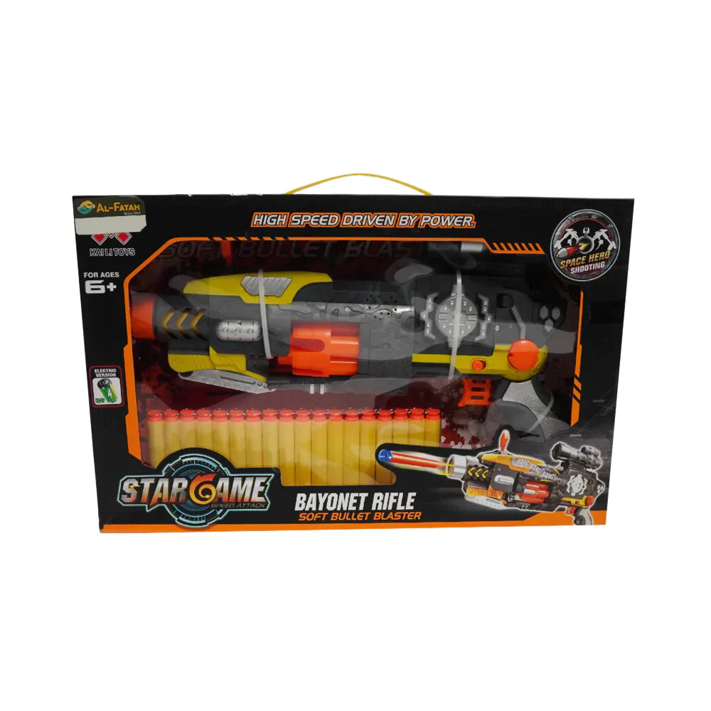 Sb416 Bayonet Rifle Soft Bullet Gun B/O Ir (3+ Year)