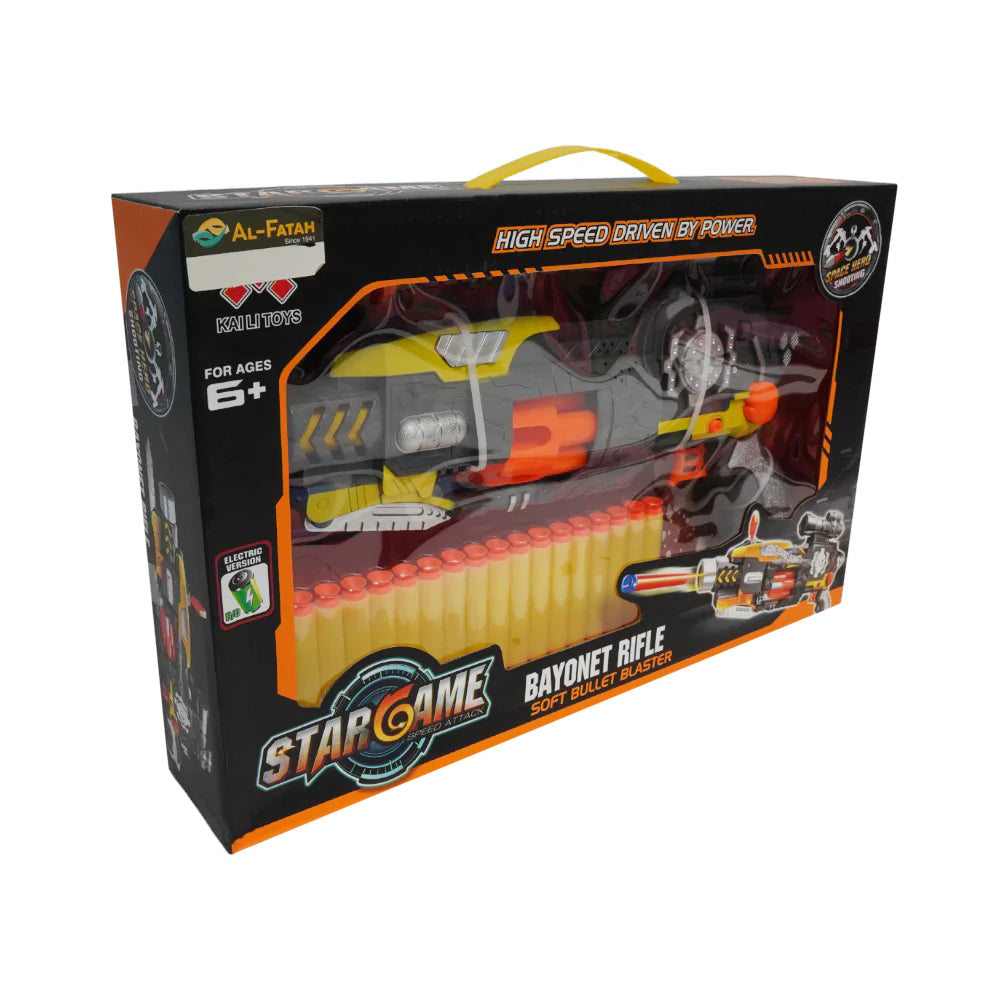 Sb416 Bayonet Rifle Soft Bullet Gun B/O Ir (3+ Year)