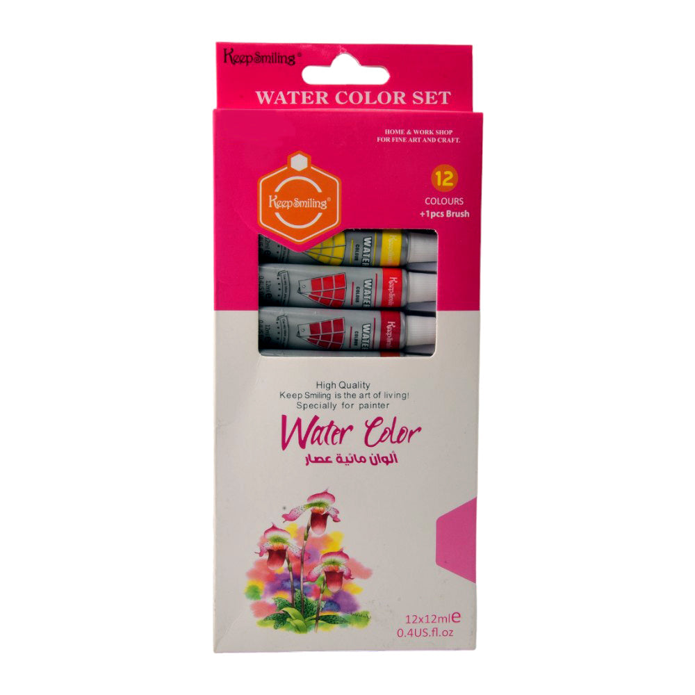 006 KEEP SMILING 12 WATER COLOR SET (3+ YEAR) Z.B