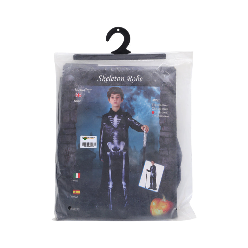 B-0250 H-W SKELETON ROBE COSTUME H.B