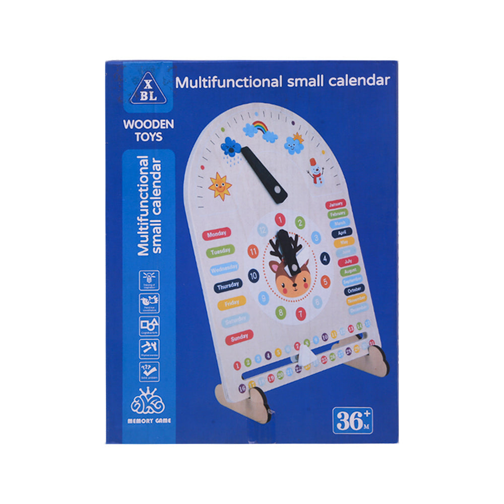 ST-3888 MULTIFUNCTIONAL WOODEN LEARNING CALENDER Z.B