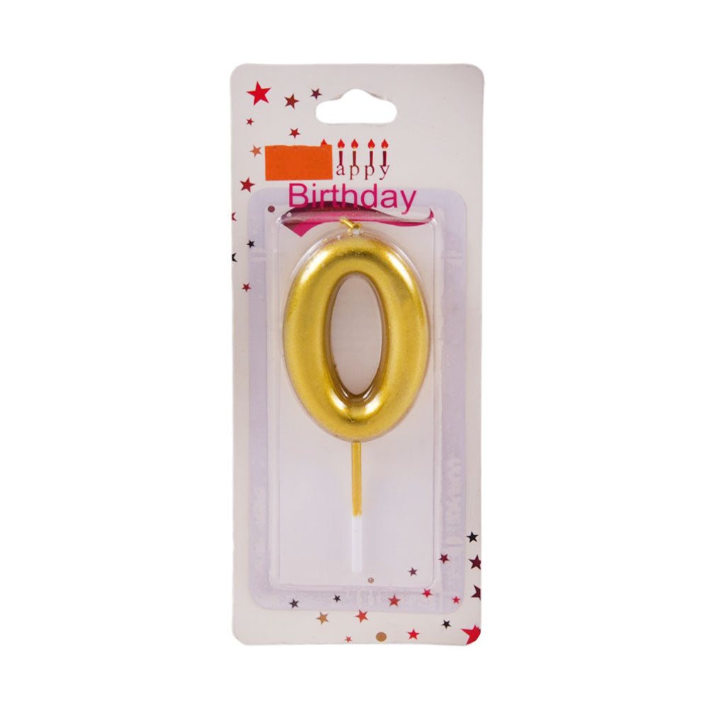 CELEBRATIONS NUMBER CANDLE METALLIC