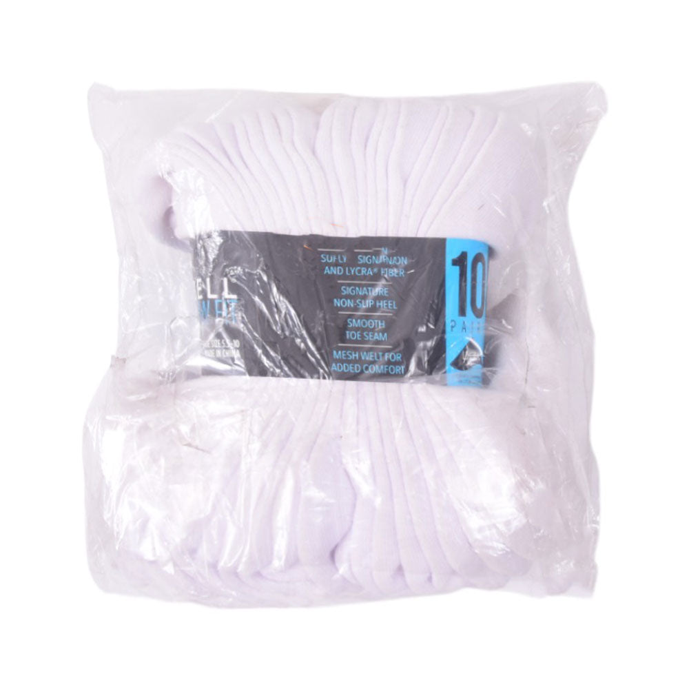 K.BELL LADIES SOCKS P-10 WHT (IR)
