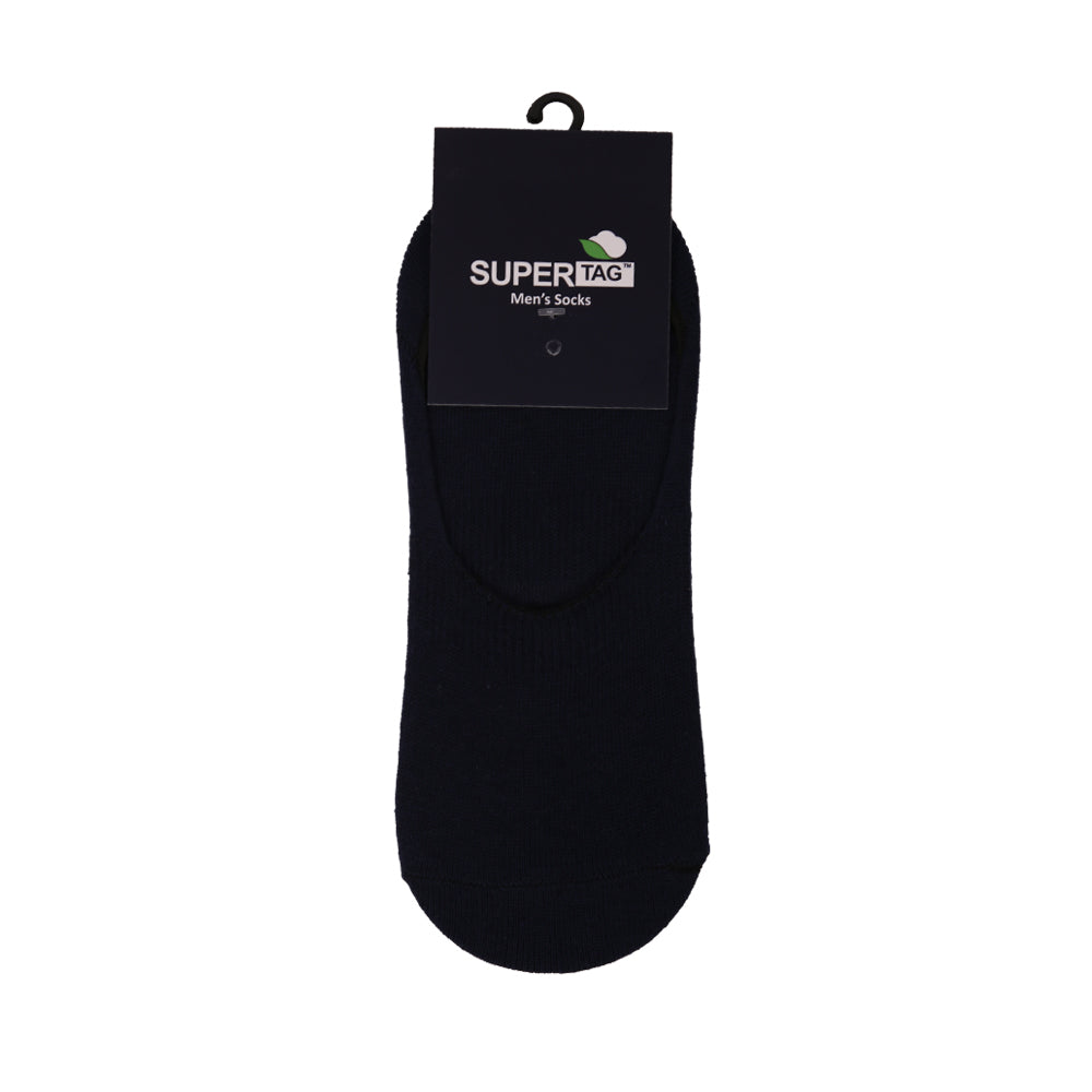 SUPER TAG NOSHOW SOCKS BLUE PLAIN 1PC HZ