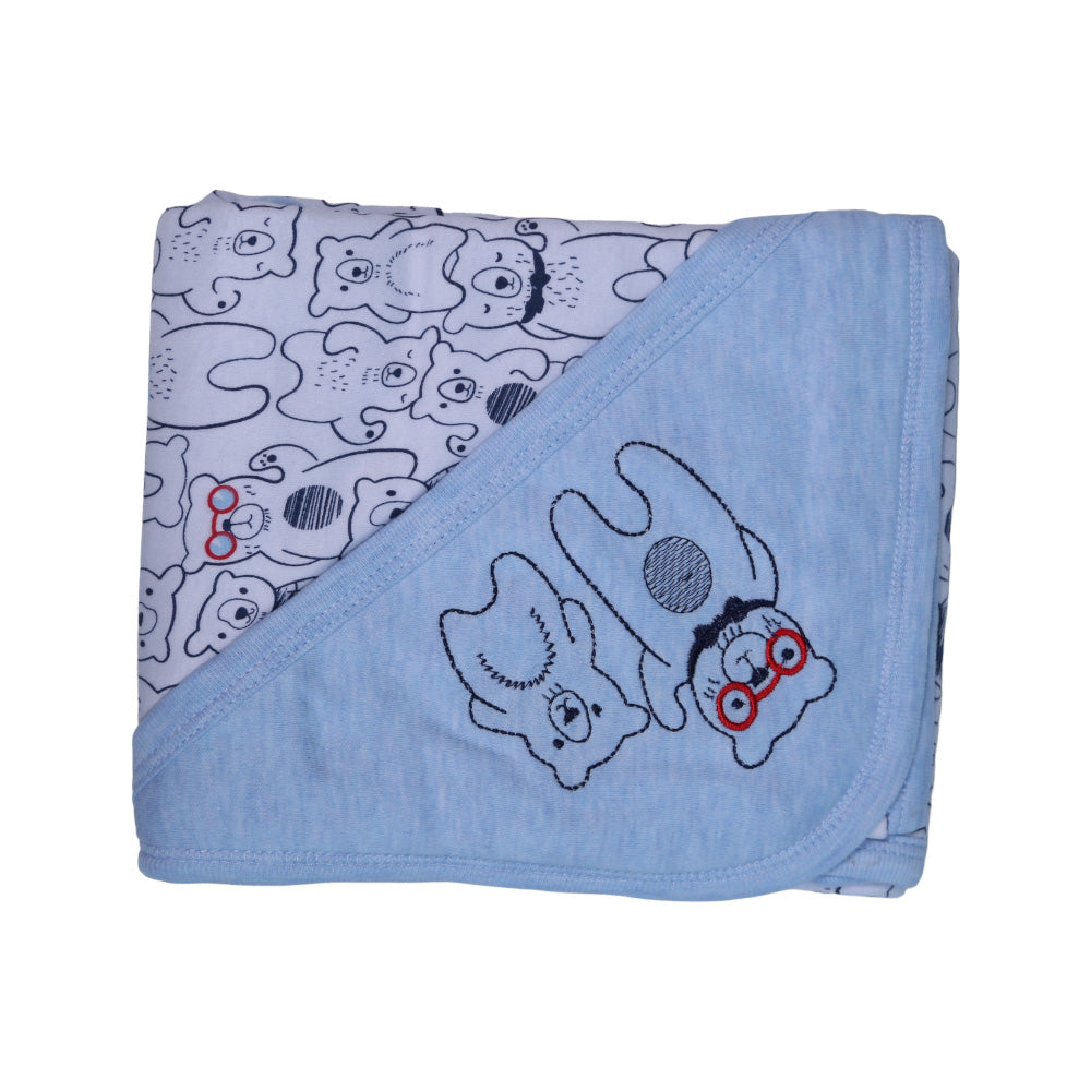 BABY COTTON WRAPPING SHEET HOODED IR BK043 MS-22 S-23