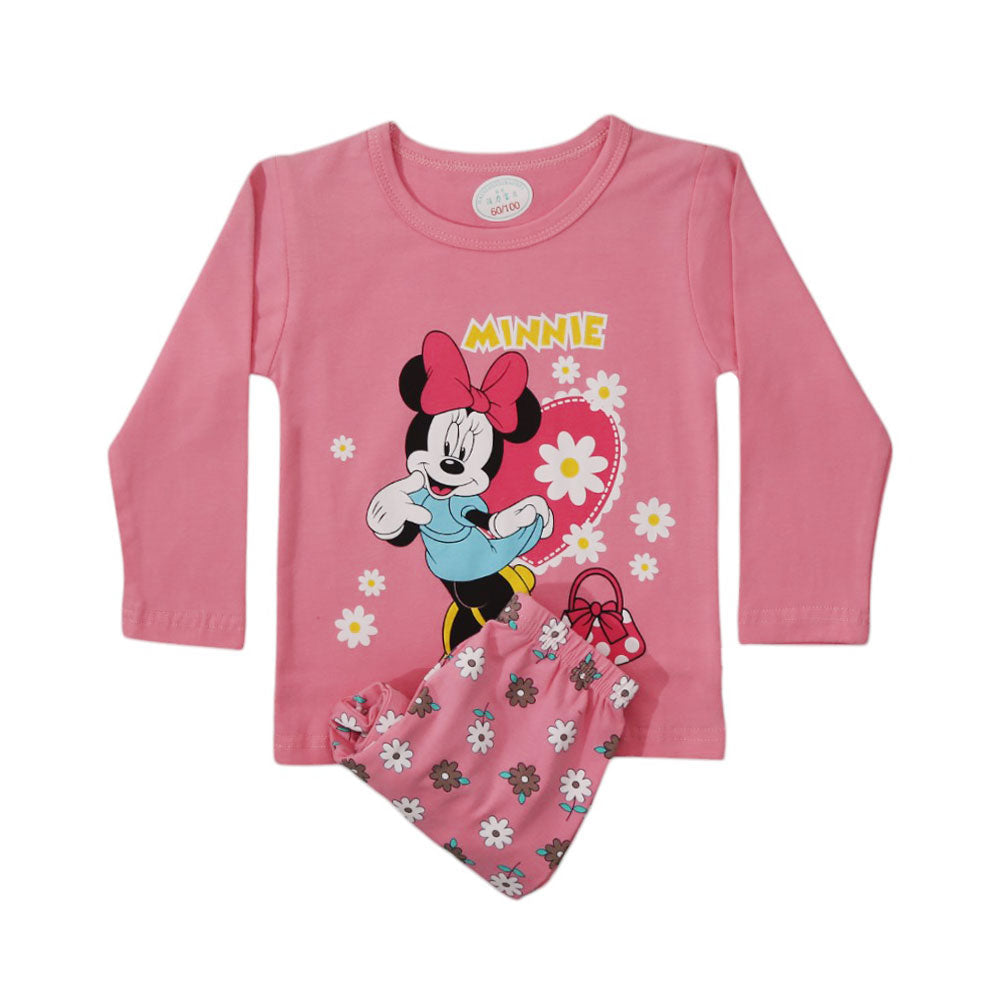 GIRLS L/S 2PC SLEEPING SUIT MW-22 CHI 001 60 12-18M