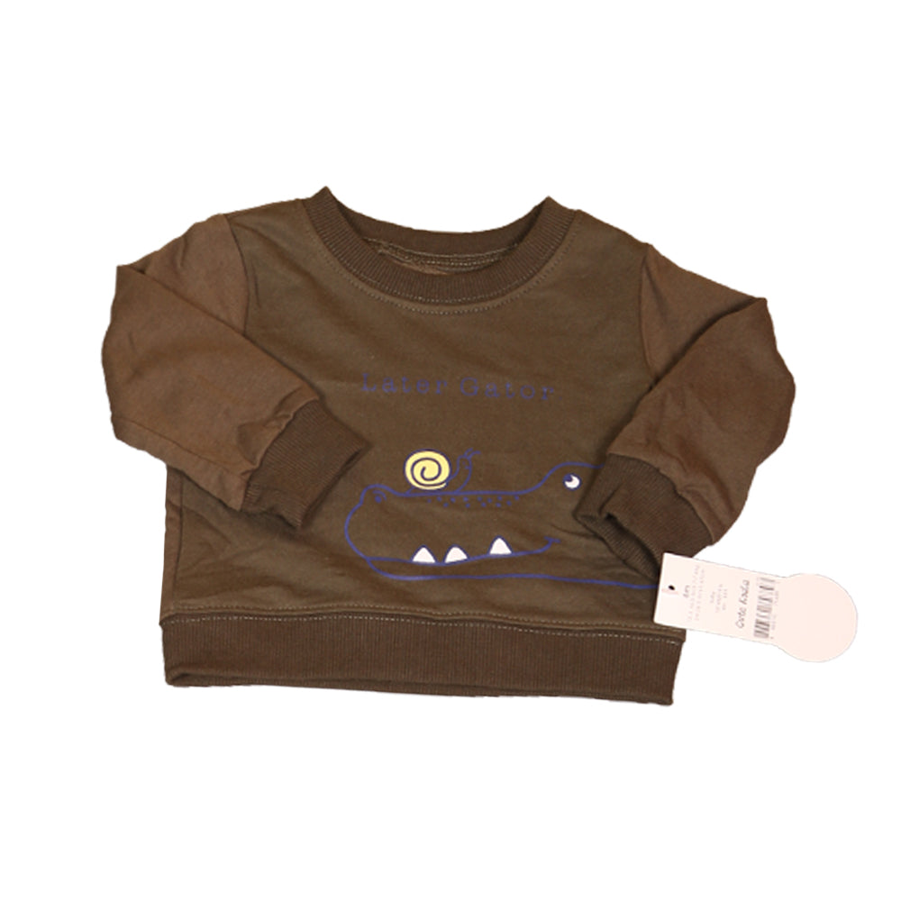 BOYS L/S 3PC PAJAMA SUIT MW-22 3-6M CHI 76-78B