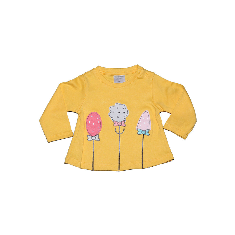 GIRLS L/S 2PC PAJAMA SUIT MW-22 N.B THAI 127-098