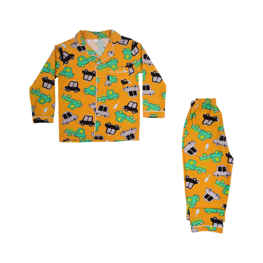 BOYS L/S 2PC SLEEPING SUIT MW-22 5-6 YEAR CHI 001A