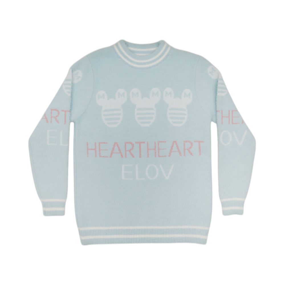 GIRLS L/S ROUND NECK SWEATER MW-22 11-12 YEAR CHI TN-3623