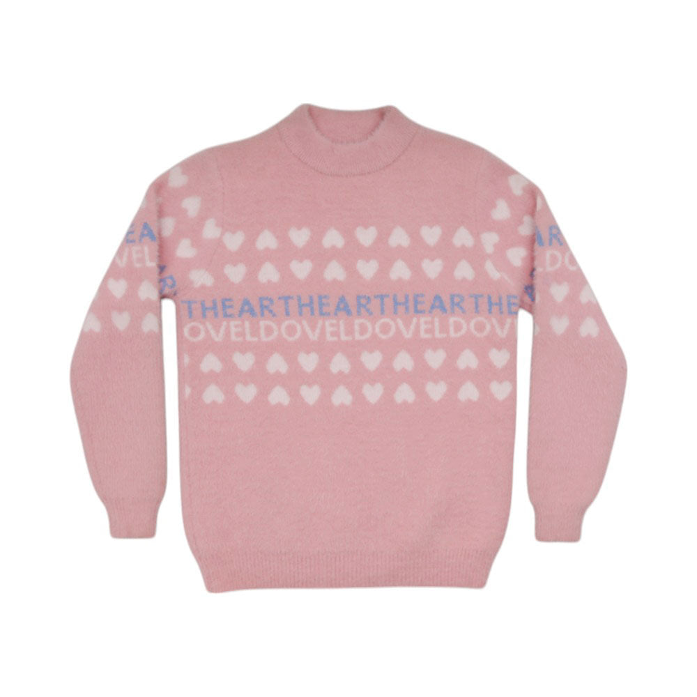 GIRLS L/S ROUND NECK SWEATER MW-22 10-11 YEAR CHI TN-8696