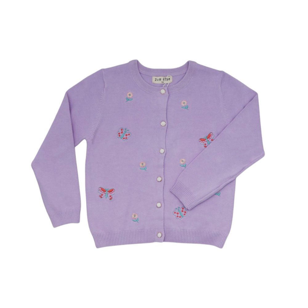 GIRLS L/S CARDIGON SWEATER MW-22 6-7 YEAR CHI 9903