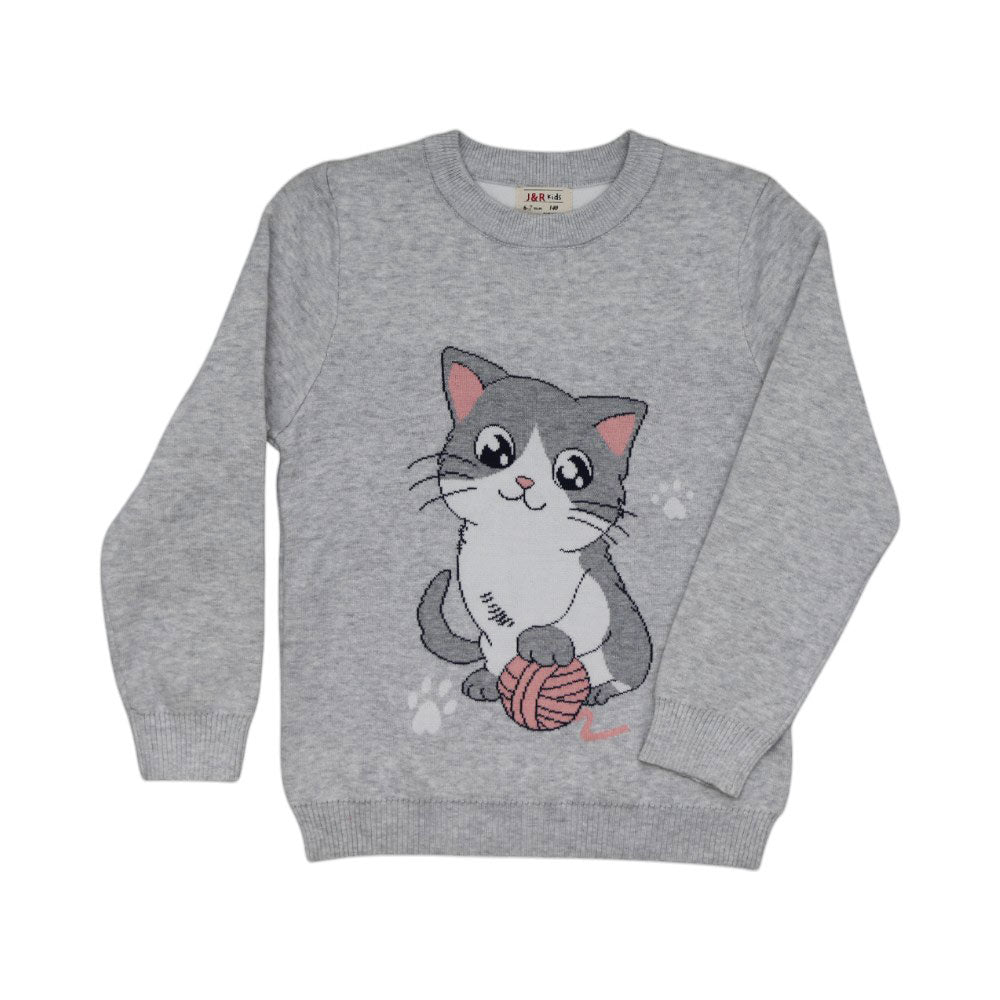 GIRLS L/S SWEATER MW-22 6-7 YEAR CHI 1767
