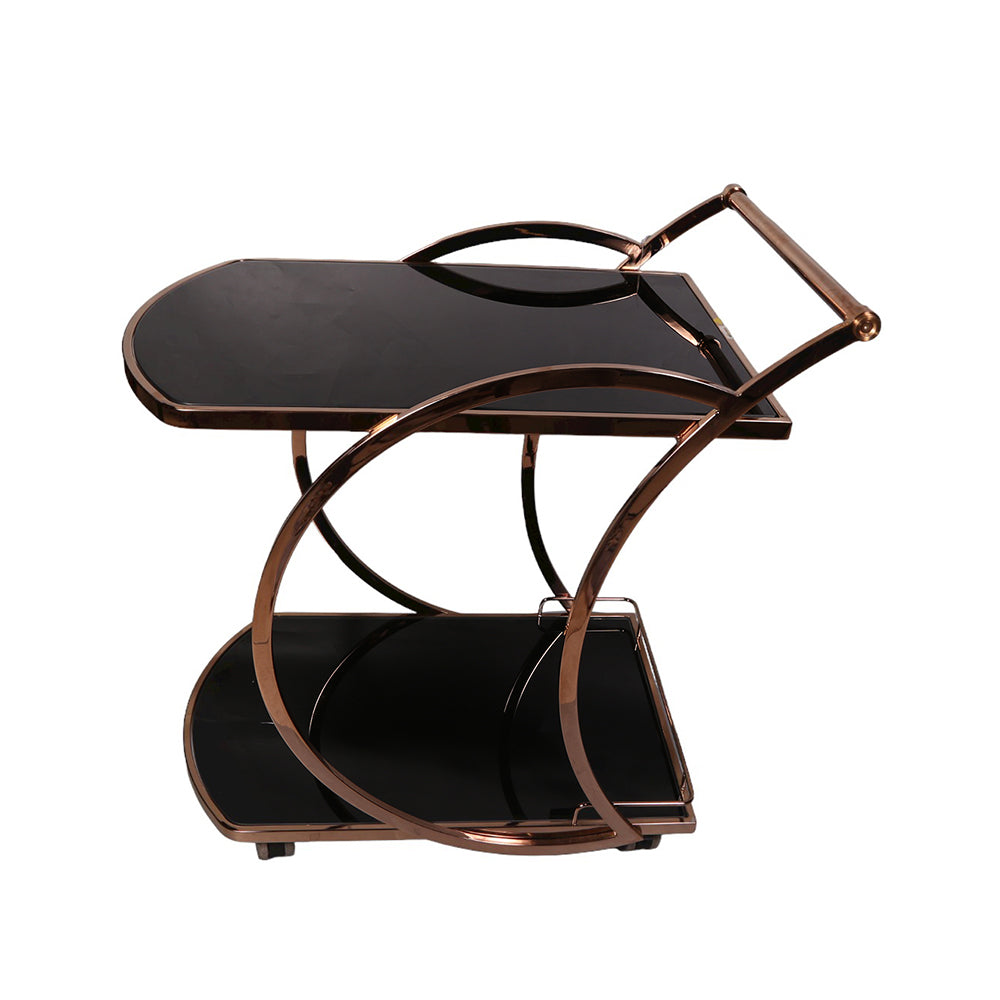 Tea Trolley Ir Rose Gold D237A A+B