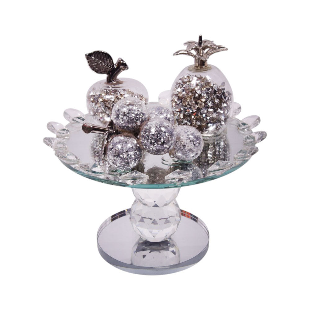 FRUIT BASKET CRYSTAL IR 1344-18