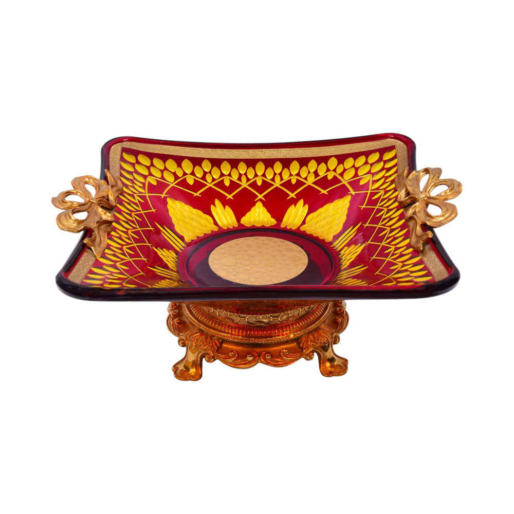 DISH CRYSTAL BRASS IR EP5003-2 JSB06-C59-1