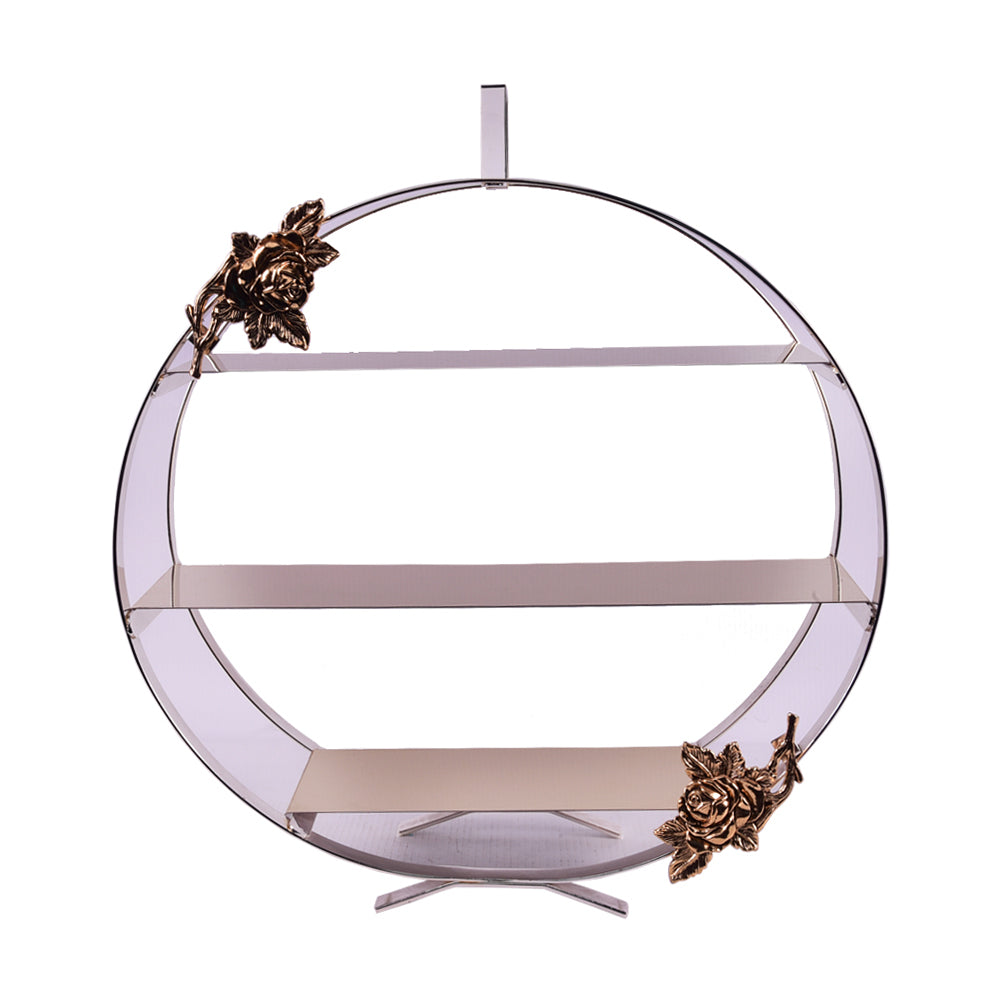 DISH 3 TIER ORCHID WB-785