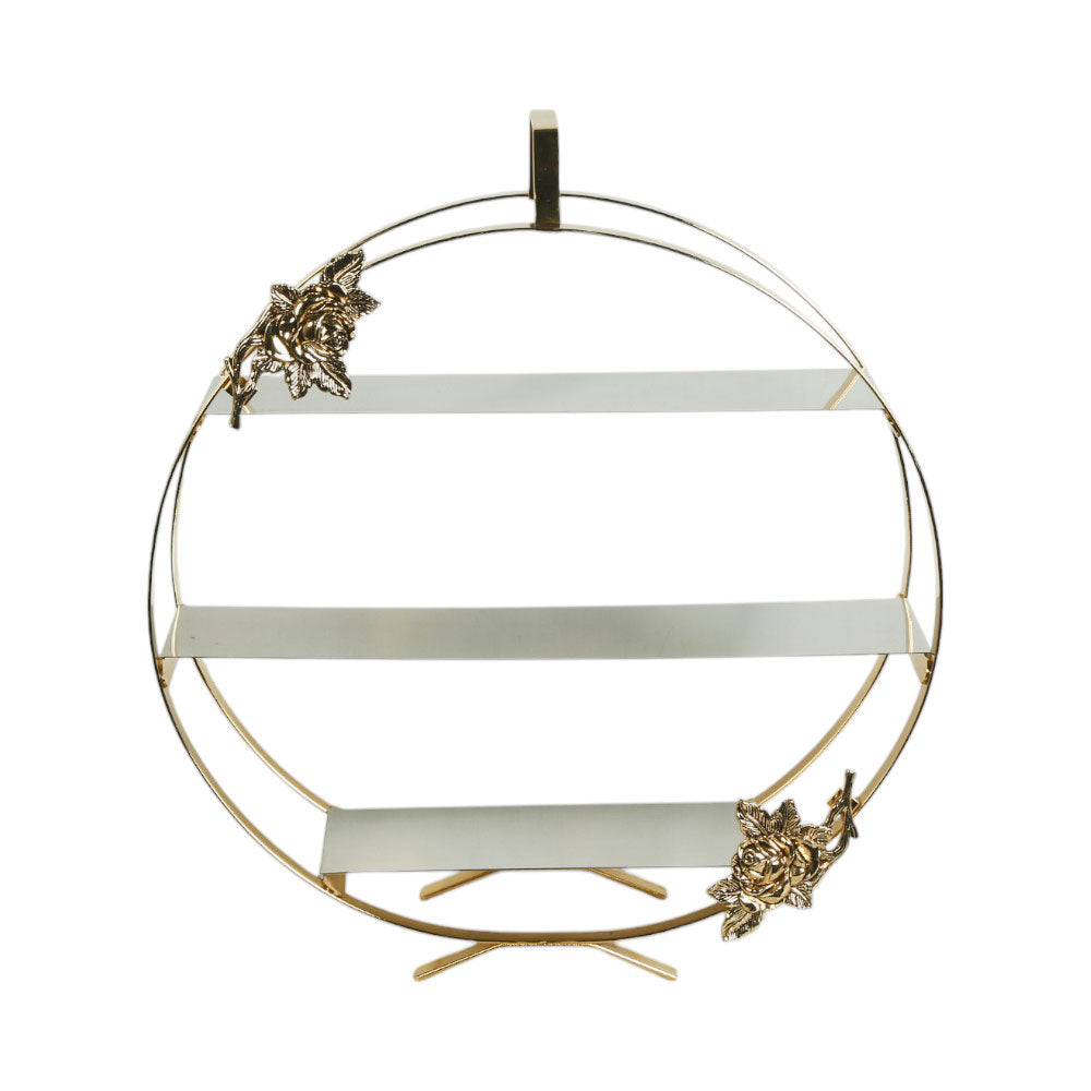 DISH 3 TIER ORCHID WB-786