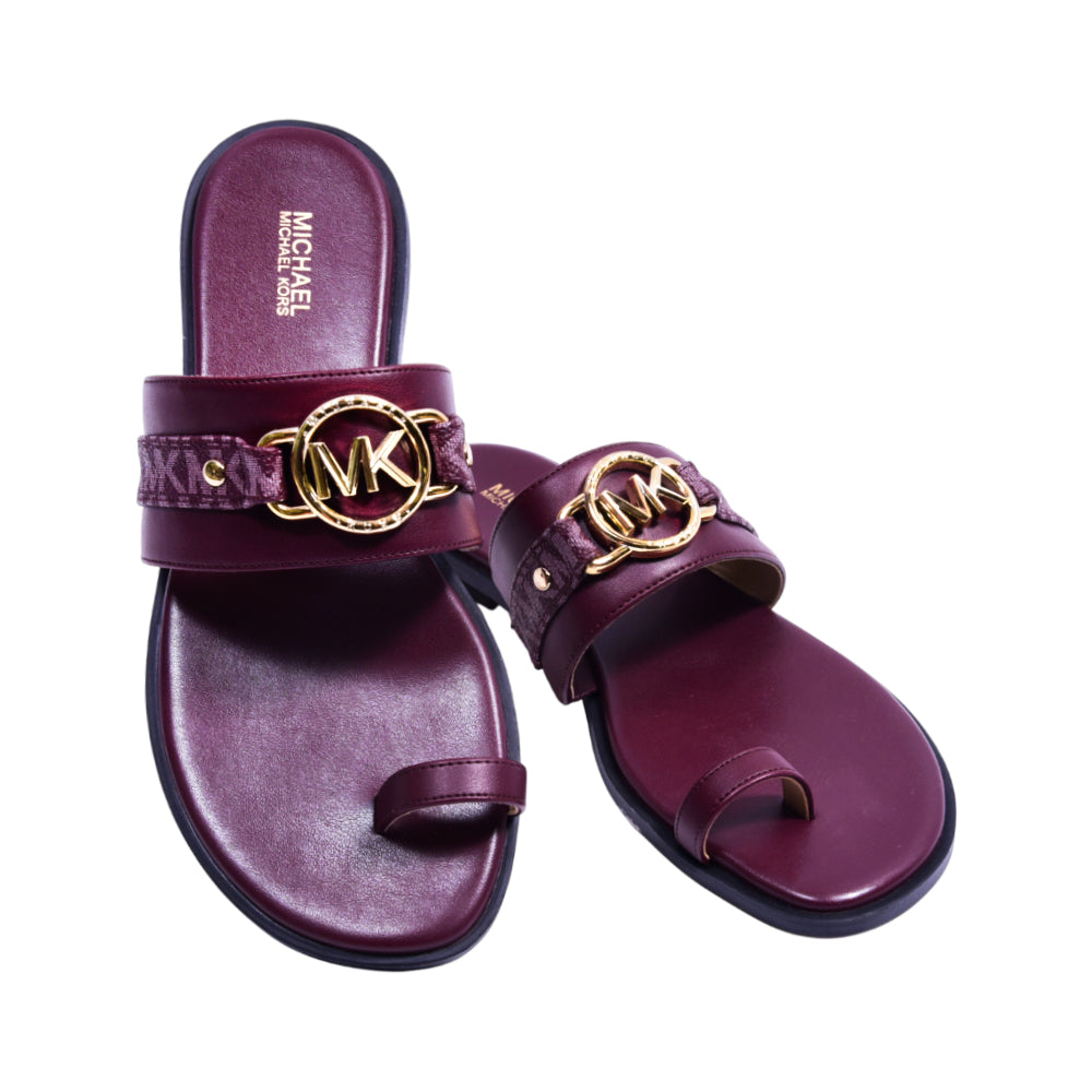 MK LADIES SLIPPER 40F2ROFAIL (MERLOT) 8.5 (IR)