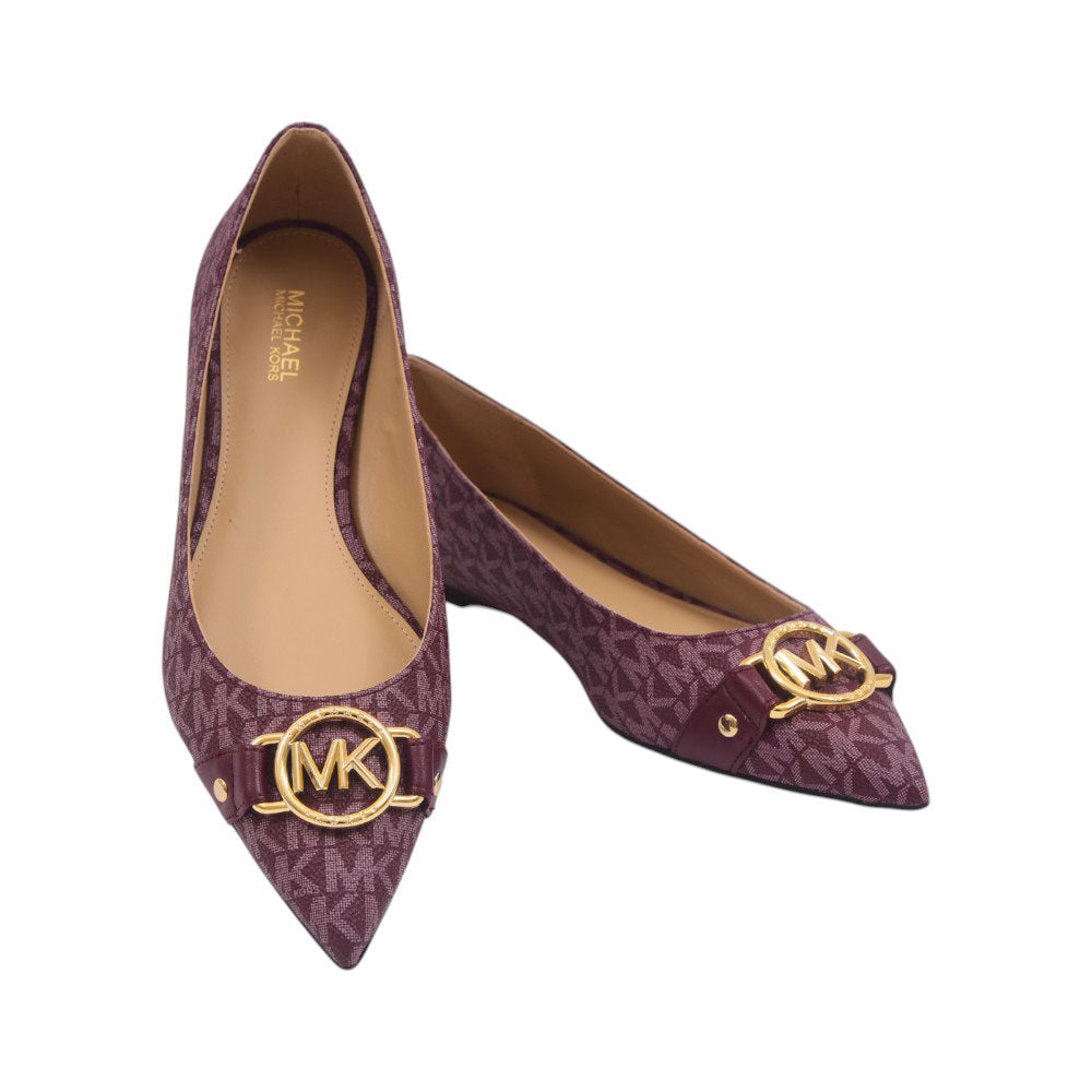 MK LADIES PUMPS 40F2ROFP1B (MERLOT) 7.5 (IR)