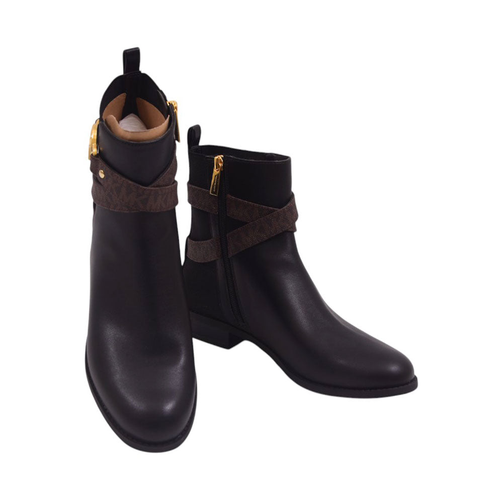 MK LONG SHOES 40F2ROFE6L BLK/BRN 8.5 IR
