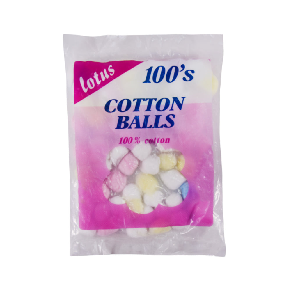 LOTUS COTTON BALLS 100PCS COLOR IR 7-2