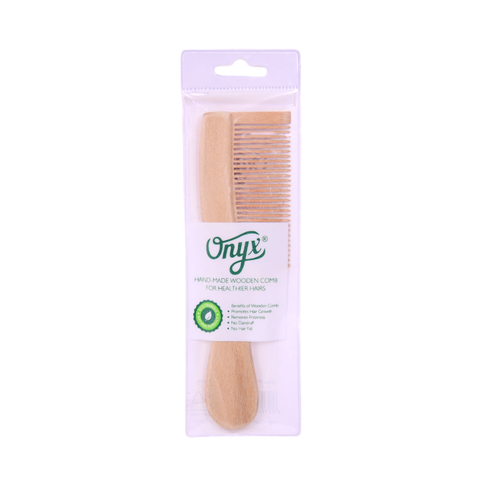 KROS ONYX WOODEN COMB SMALL HANDLE