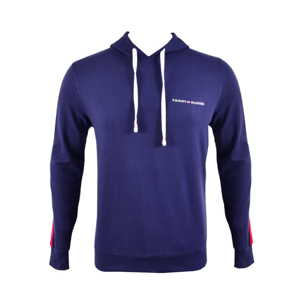 TH MEN L/S HOODIE 09T3879-410 NVY L (IR)
