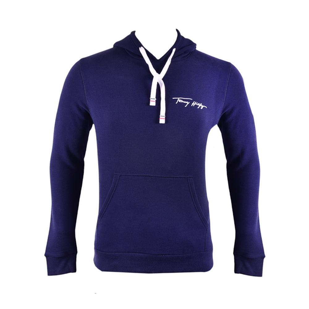 TH MEN L/S HOODIE 09T4129-410 NVY S (IR)