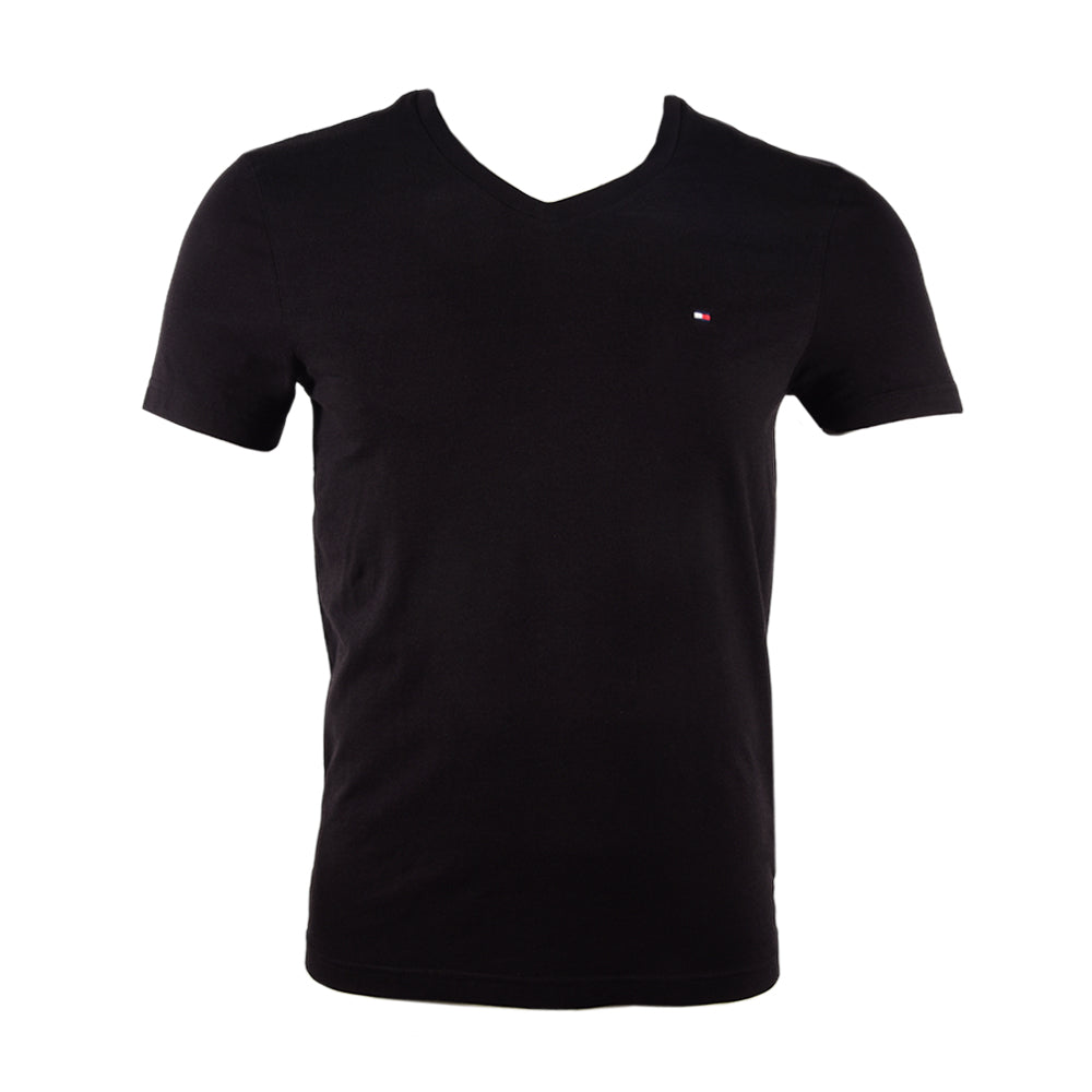 TH MEN S/S V NECK 78J7087-001 BLK L (IR)