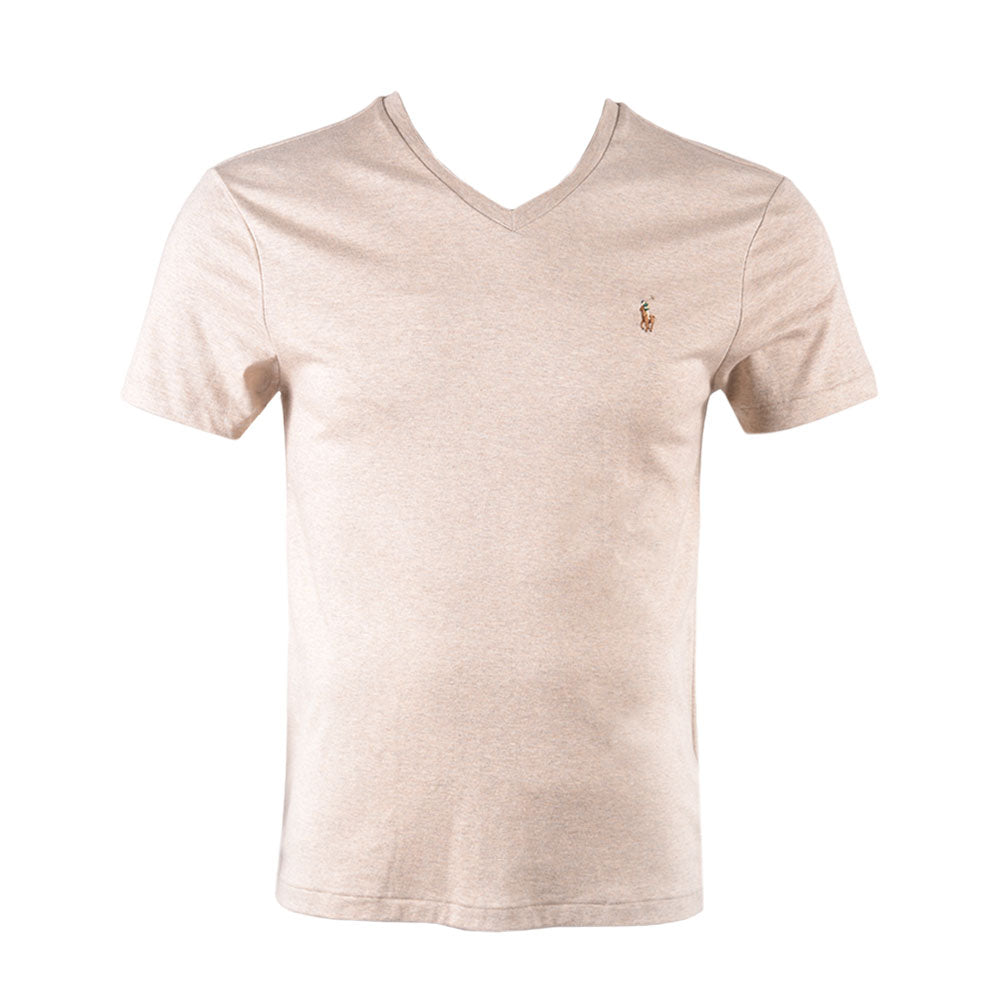 RL MEN S/S V.NECK SHIRT 052013 SKN L (IR)