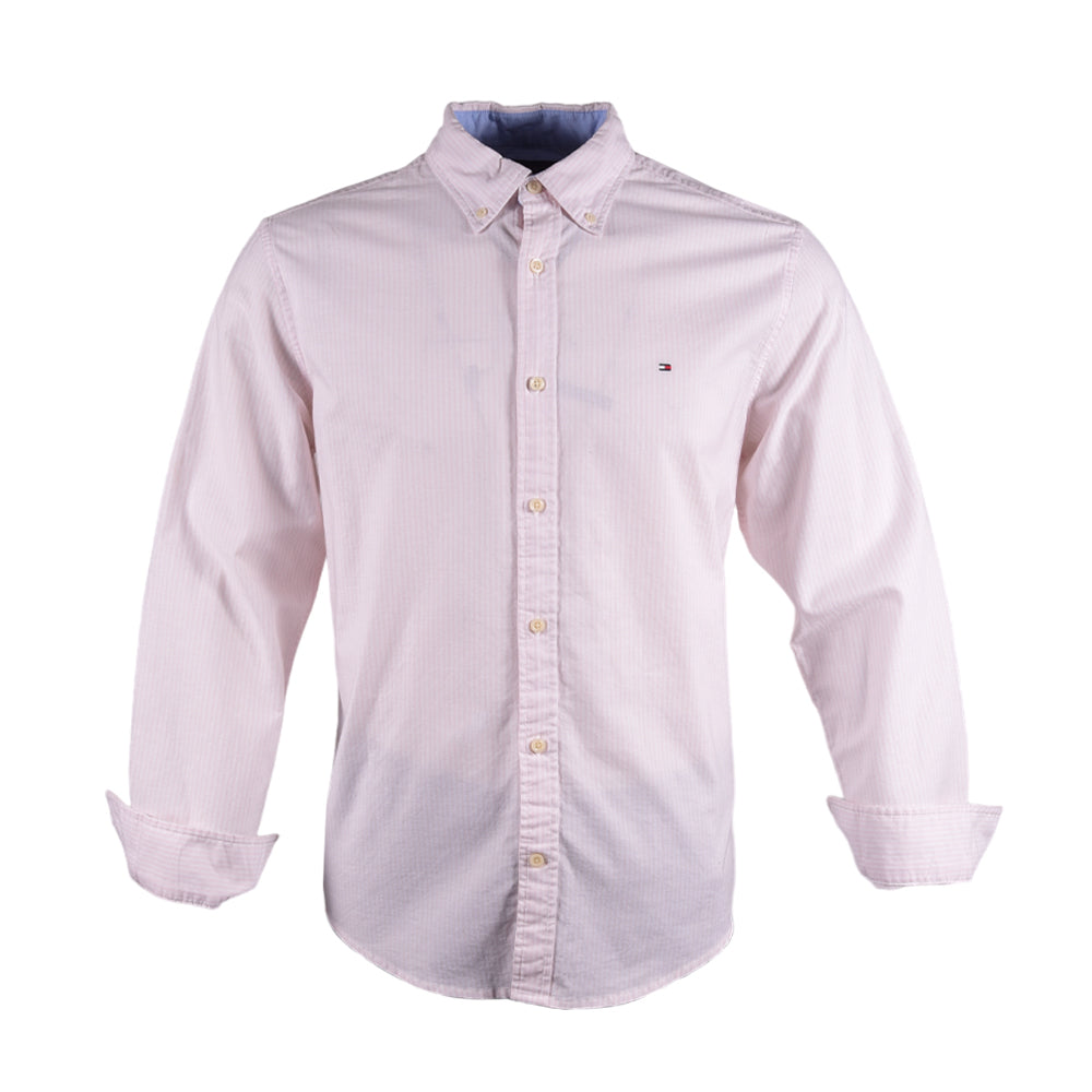 TH MEN L/S D. SHIRT 78J6934-690 PNK L (IR)