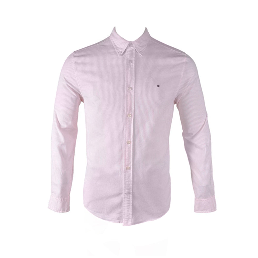 TH MEN L/S D. SHIRT 78J8429-691 PNK L (IR)