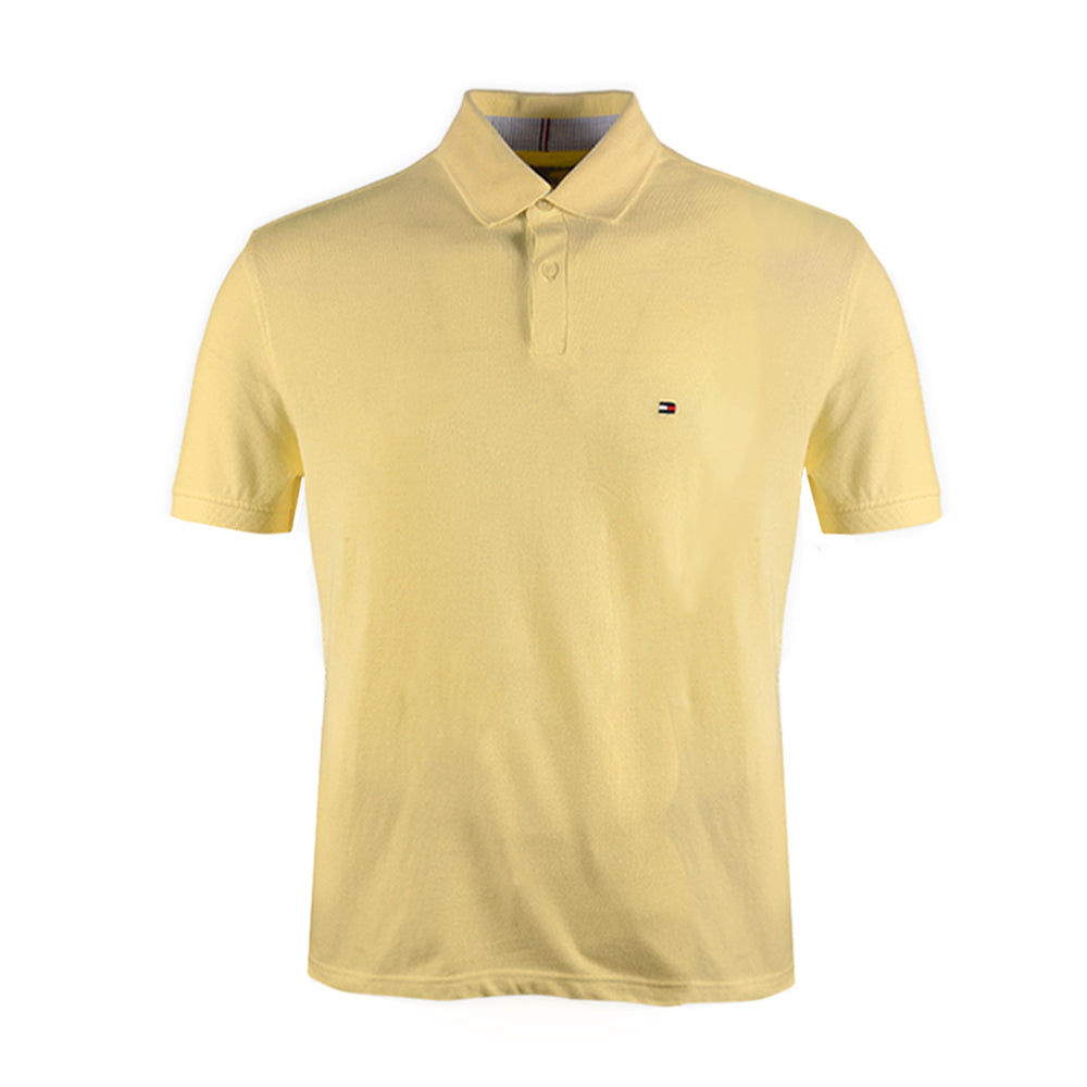 TH MEN S/S POLO SHIRT 78J 6335-740 YLW L (IR)