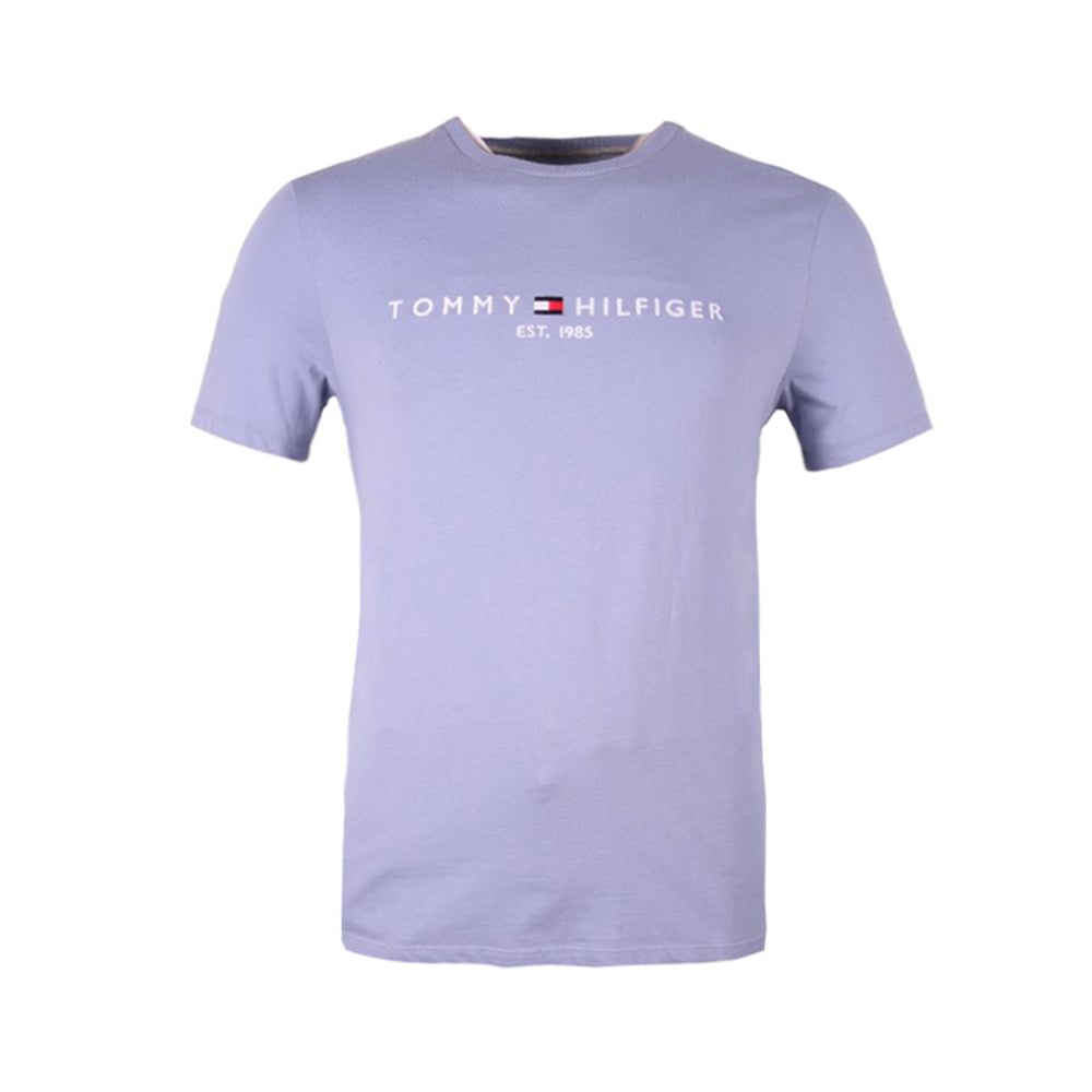 TH MEN S/S R/NECK T SHIRT 78J6318-422 SKY/BLU L (IR)