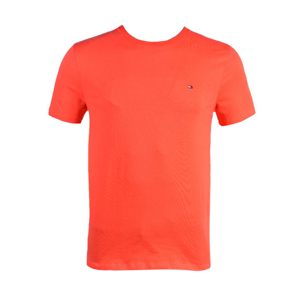 TH MEN S/S R/NECK T.SHIRT 7849804-820 ORNG M (IR)