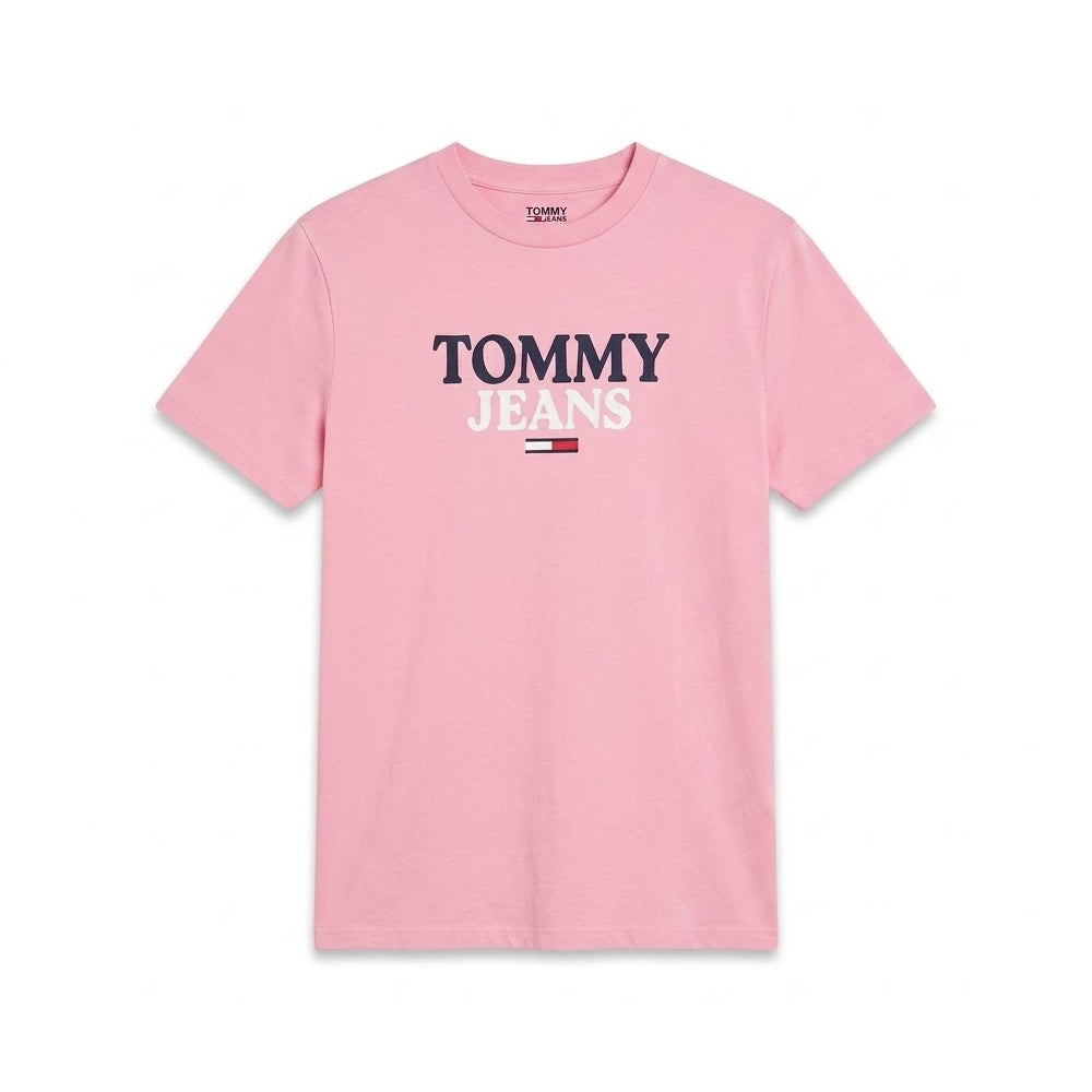 TH MEN S/S R/NECK T.SHIRT 78J8173-690 PNK M (IR)