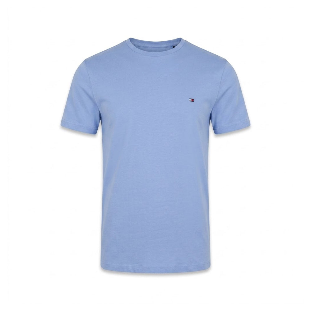 TH MEN S/S R/NECK 78J6344-420 BLU S (IR)