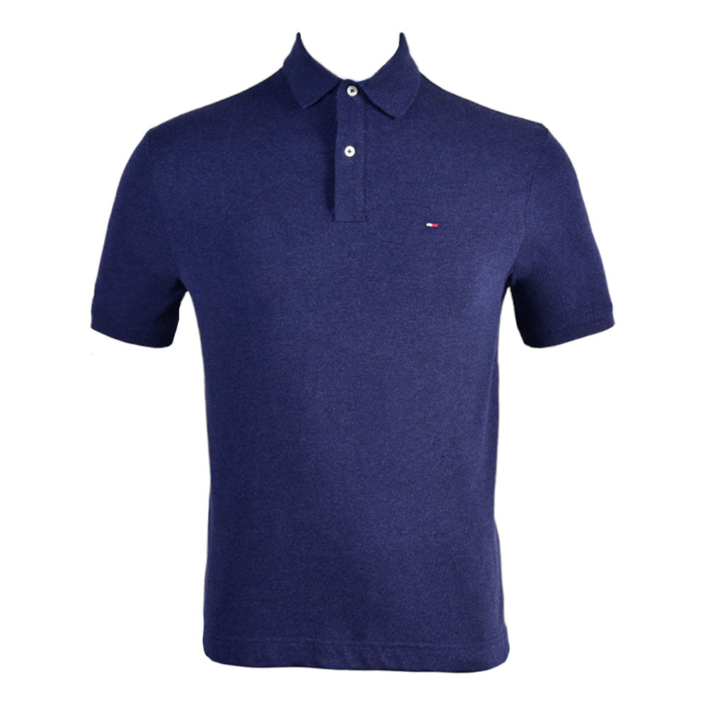 TH MEN S/S POLO SHIRT 7802266-411 BLU L (IR)