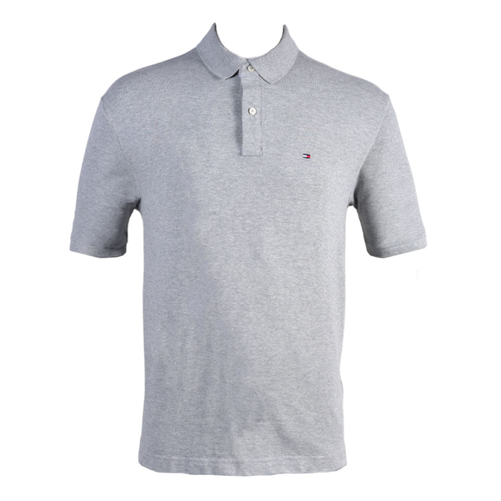 TH MEN S/S POLO SHIRT 7803120-043 GRY M (IR)