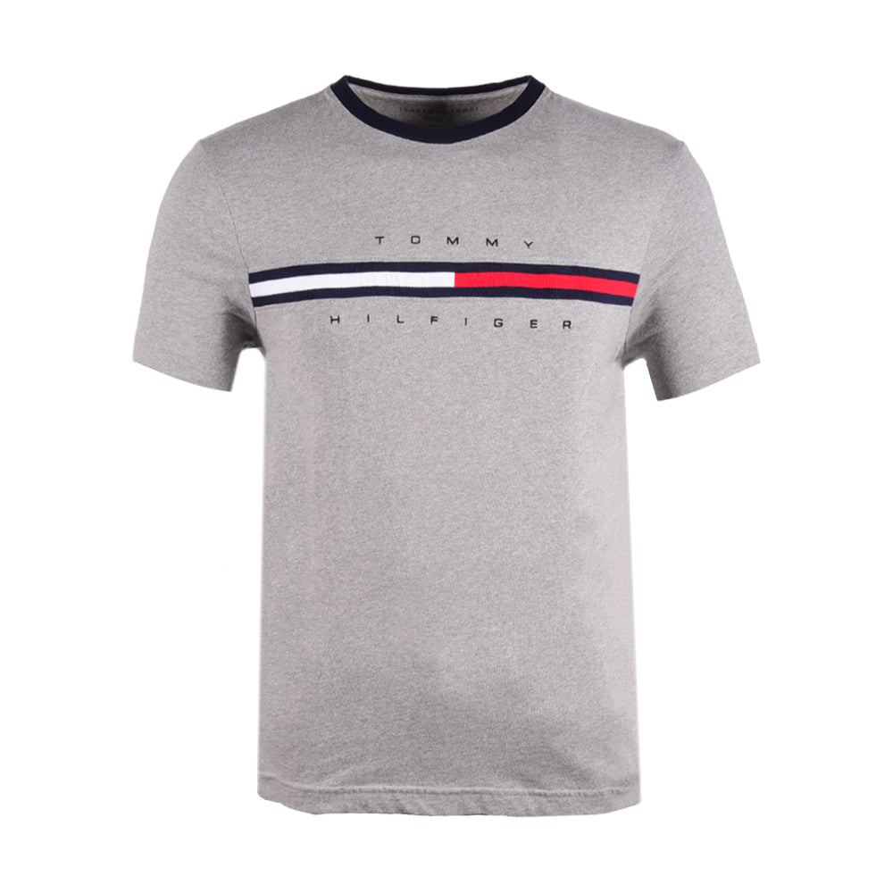 TH MEN S/S R.NECK SHIRT 7849807043 GRY M (IR)