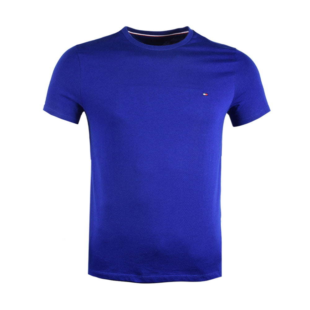 TH MEN S/S R.NECK SHIRT 7849804-422 R.BLU L (IR)