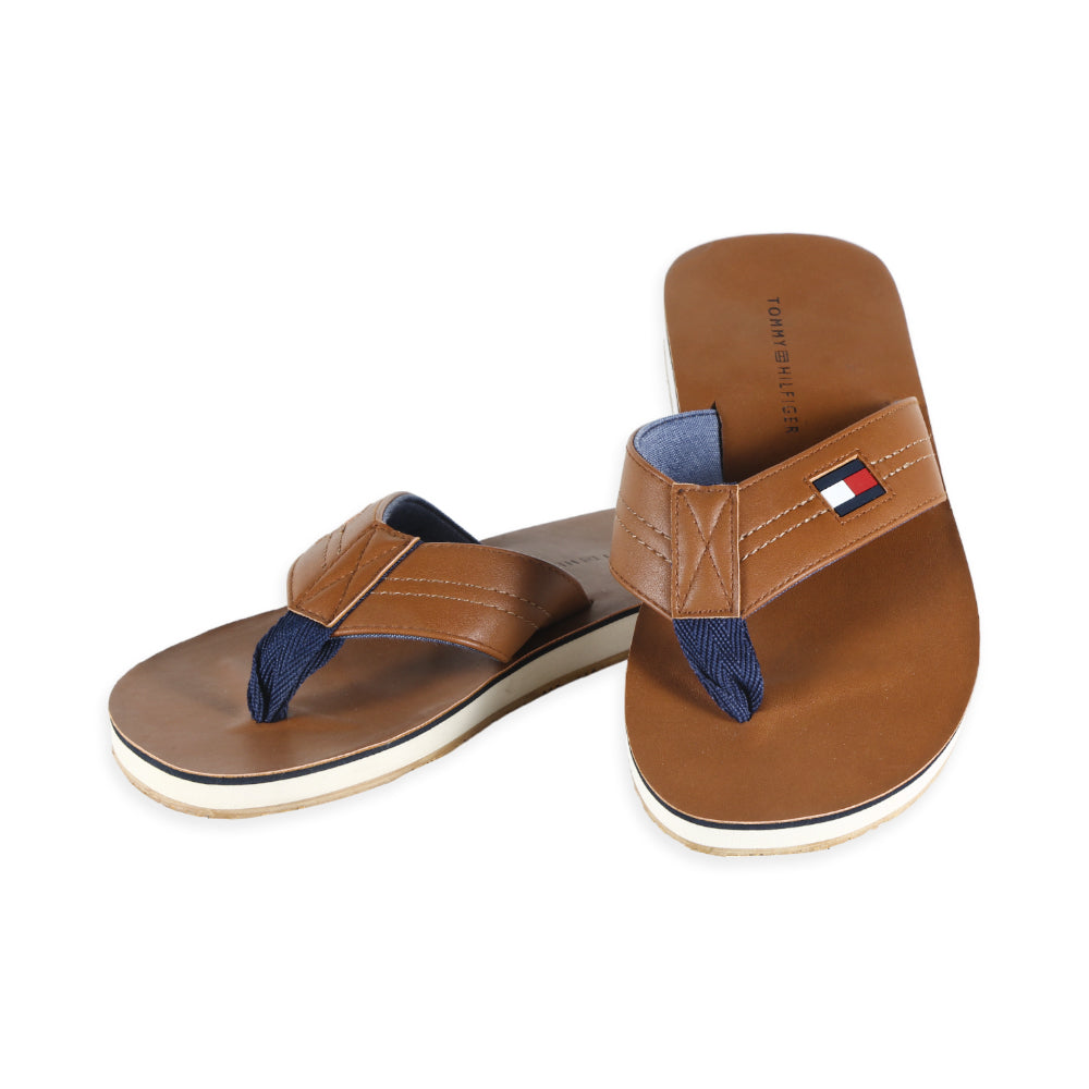 TH MEN SLIPPER DEARIE BRN 10 (IR)