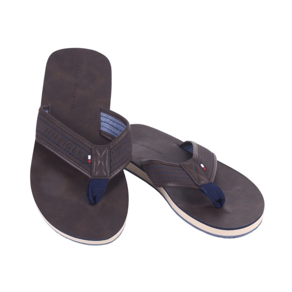 TH MEN SLIPPER DILL D/BRN 9 (IR)