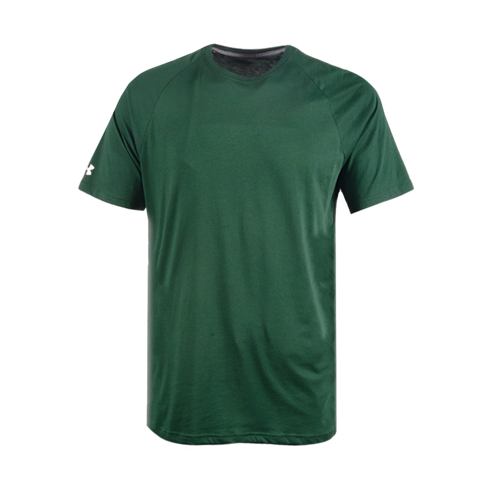 UA MEN S/S R.NECK SHIRT 1360695-301 GRN M (IR)