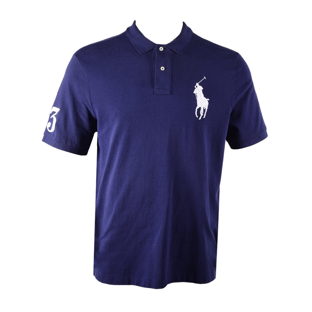 RL MEN S/S POLO SHIRT 394002 NVY M (IR)