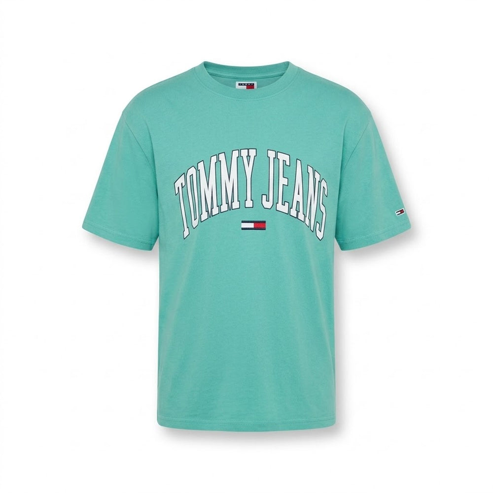 TH MEN S/S R/NECK T SHIRT XJ00860-400 SEA/GRN M (IR)