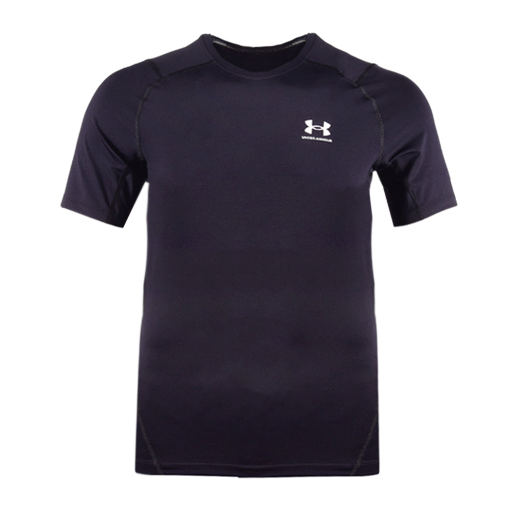 UA MEN S/S R.NECK T.SHIRT 1361518-001 BLK L (IR)