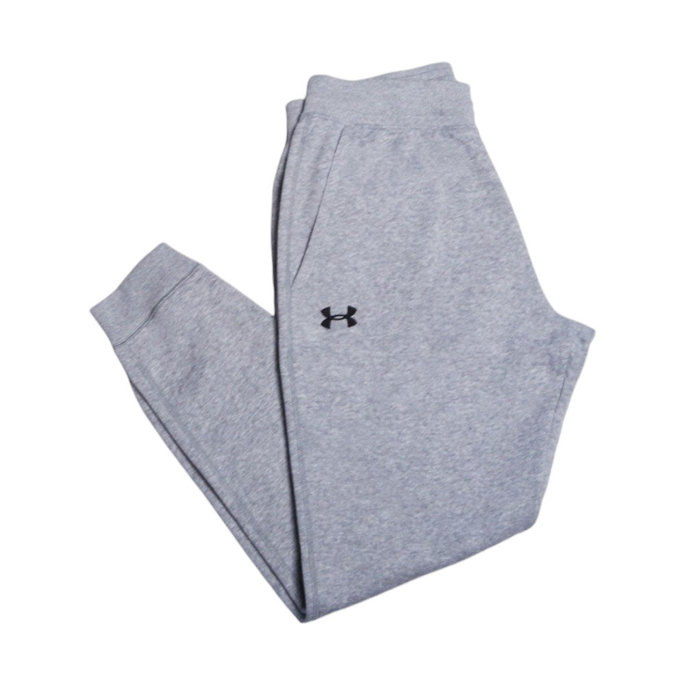 UA MEN FLEECE TROUSER 1317455-025 GRY M (IR)